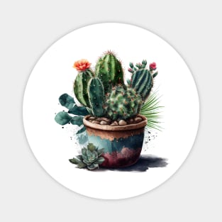 Cactus Pot Magnet